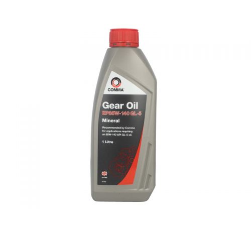 Трансмиссионное масло COMMA EP 85W140 GEAR OIL 1L